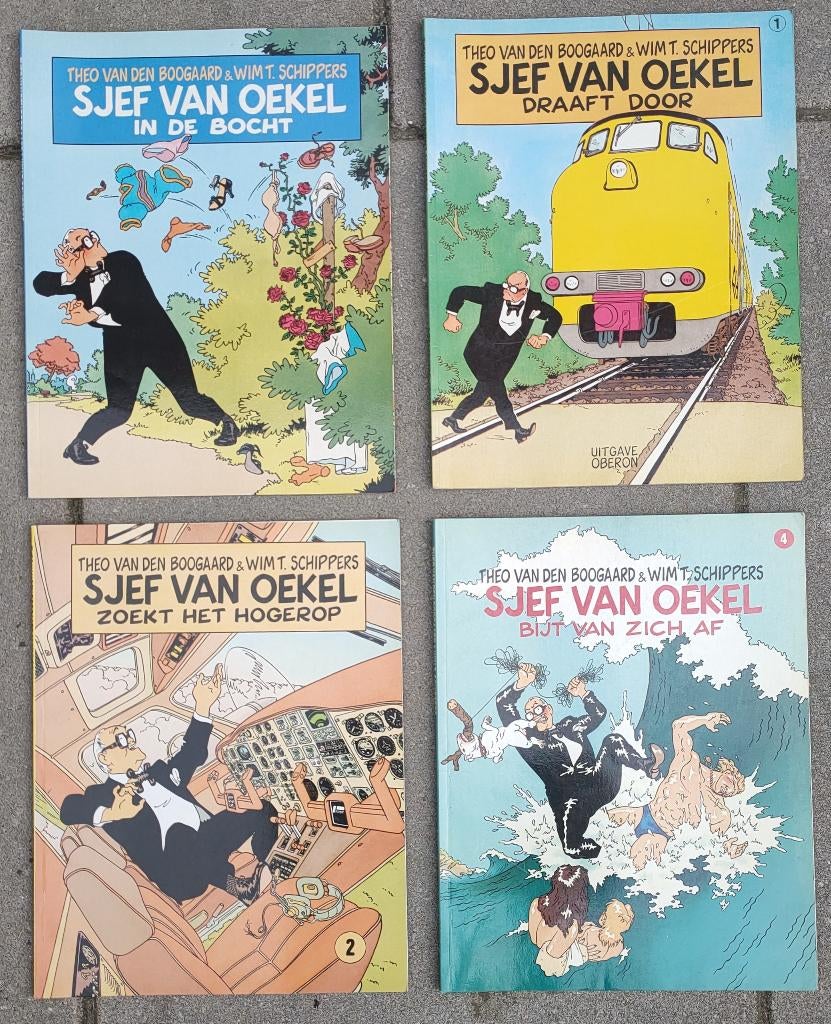 Sjef van Oekel stripboeken, Meerdere stripboeken, Ophalen of Verzenden, Gelezen