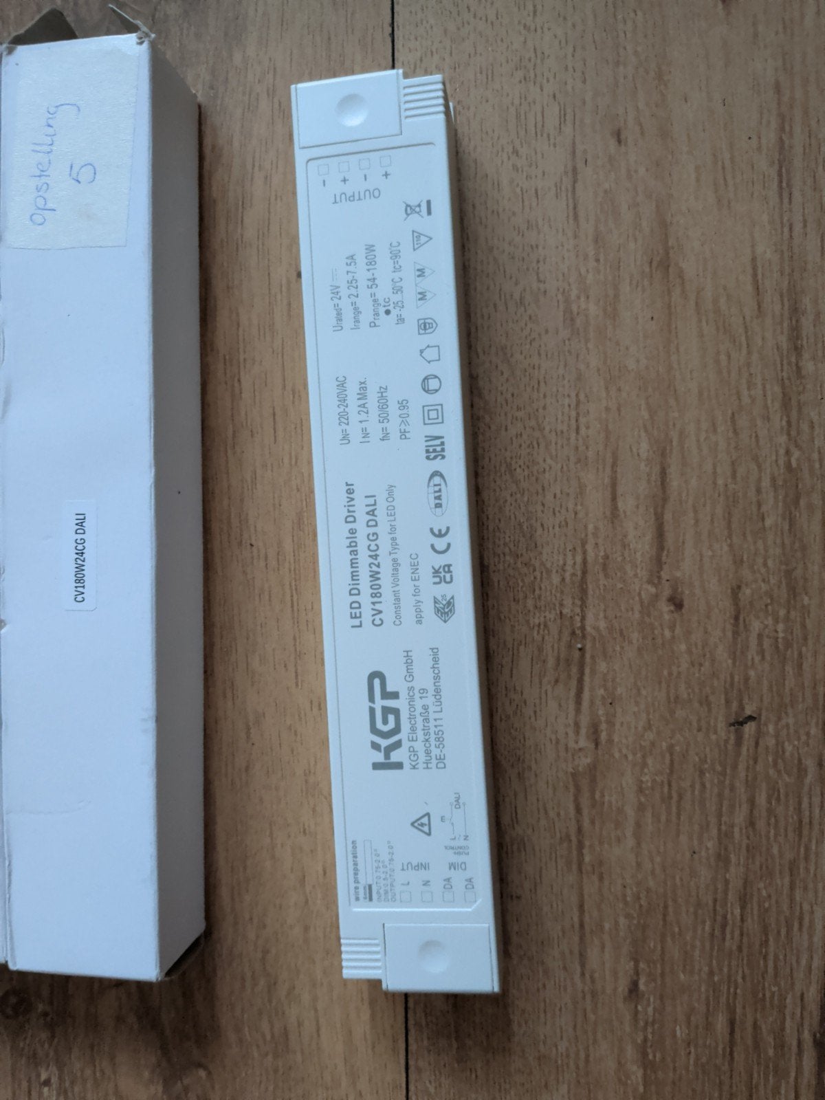 KGP LED Dimbare Driver CV180W24CG DALI - 8 stuks beschikbaar, Ophalen of Verzenden