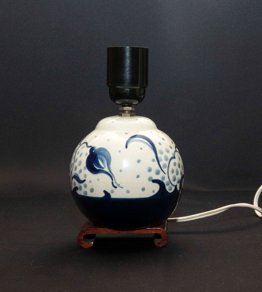 Zenith Gouda bolvormige lampvoet, Antiek en Kunst, Ophalen of Verzenden