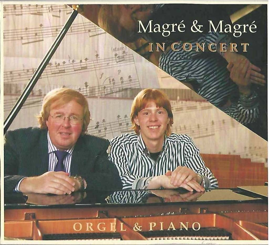 CD: Magré en Magré in concert - orgel en piano, Ophalen of Verzenden, Zo goed als nieuw, Instrumentaal, Orgel