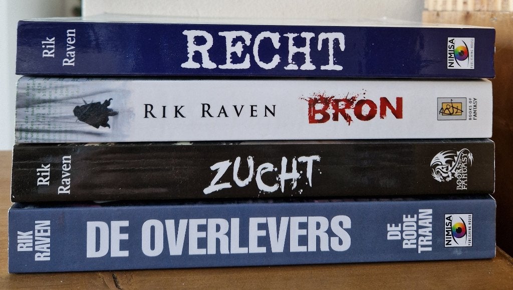 4 boeken Rik Raven à € 5, Boeken, Fantasy, Ophalen of Verzenden, Zo goed als nieuw, Rik Raven