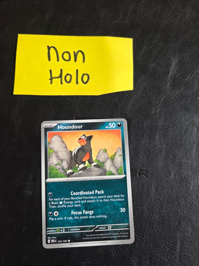 Houndour 131/197 Obsidian flames, Ophalen of Verzenden, Zo goed als nieuw