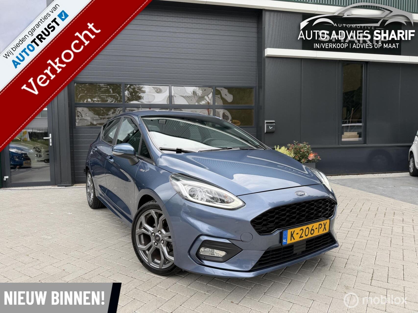 Ford Fiesta 1.0 EcoBoost Hybrid ST-Line Titanium Vol Opties!, Auto's, Voorwielaandrijving, Gebruikt, Euro 6, Met garantie (alle)
