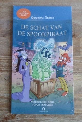 NIEUW Geronimo Stilton De schat v/d spookpiraat luisterboek, Boeken, Luisterboeken, Cd, Kind, Verzenden