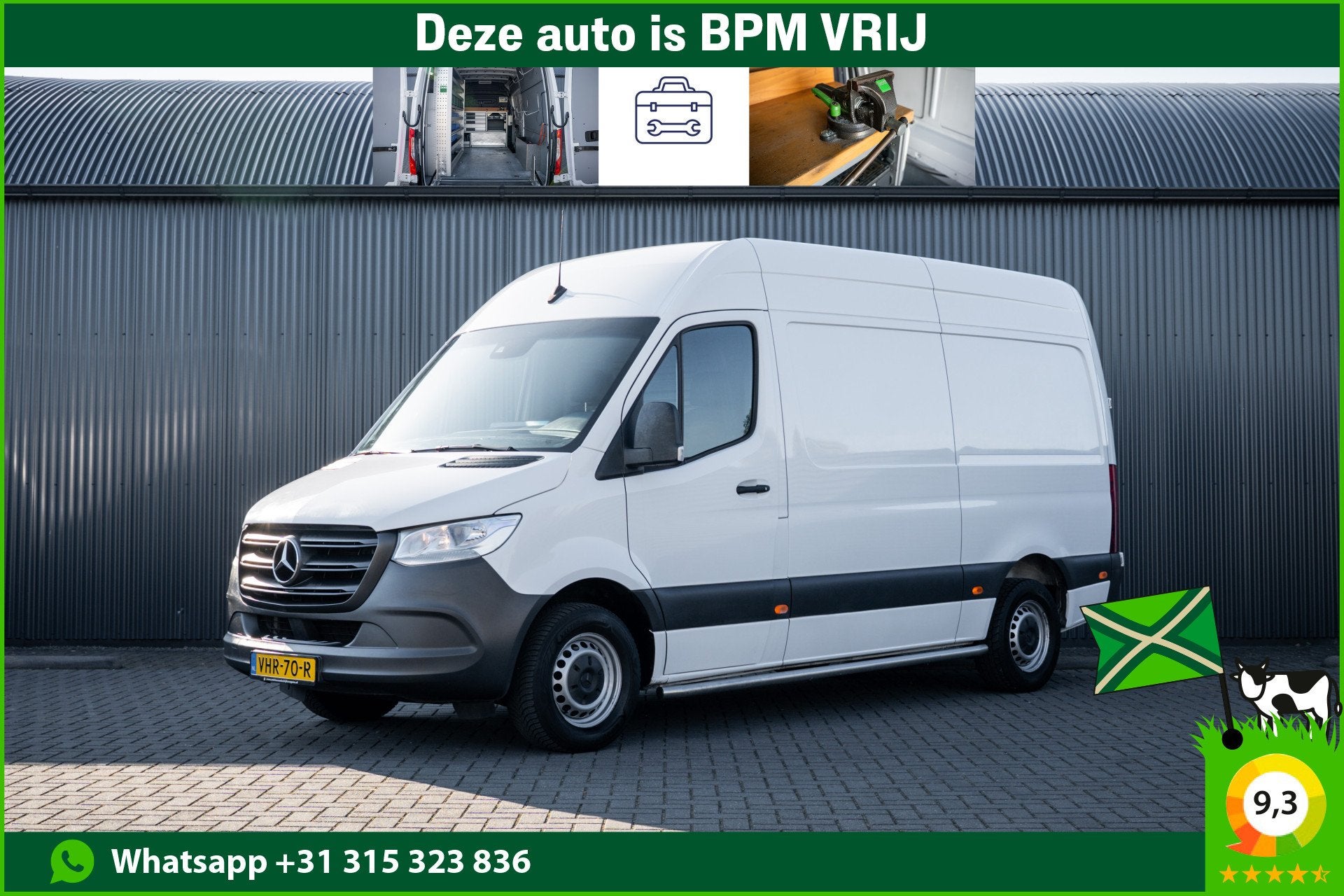 Mercedes-Benz Sprinter 311 CDI RWD L2H2 | Volledig Ingericht, 13 km/l, Gebruikt, 4 cilinders, 2102 kg
