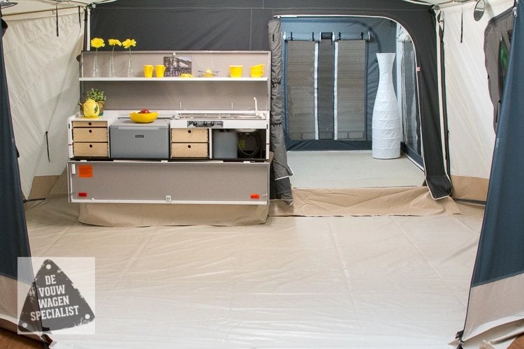 Nieuw inritsbaar kuipzeil Combi Camp Country/Valley (OPTI), Ophalen of Verzenden, Beige, Tot en met 2, Combi-Camp