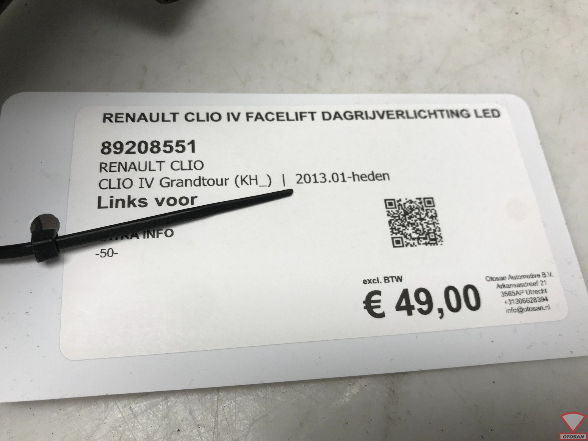 Renault Clio IV FL Dagrijverlichting LED Links 266059367R 89, Renault Group, Gebruikt, Contact.group@renault.com, Renault