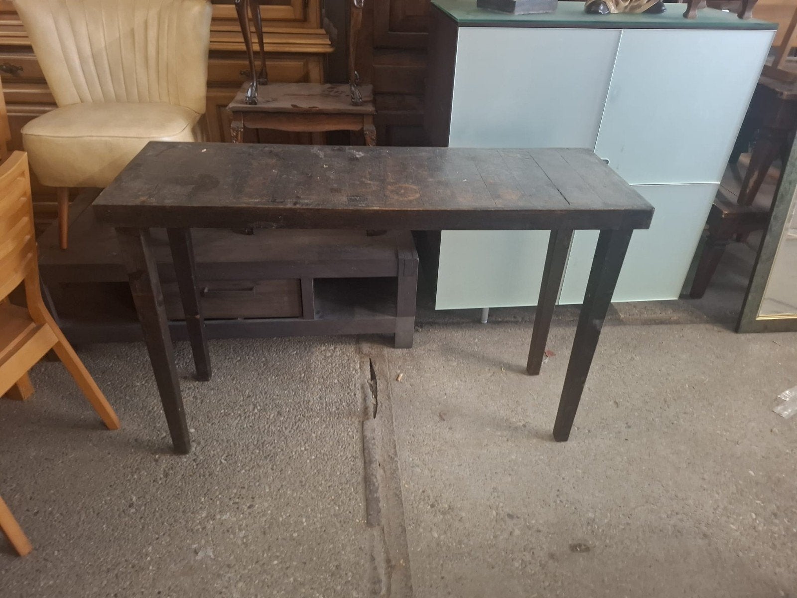 Leuke oude bijzettafel, Ophalen of Verzenden