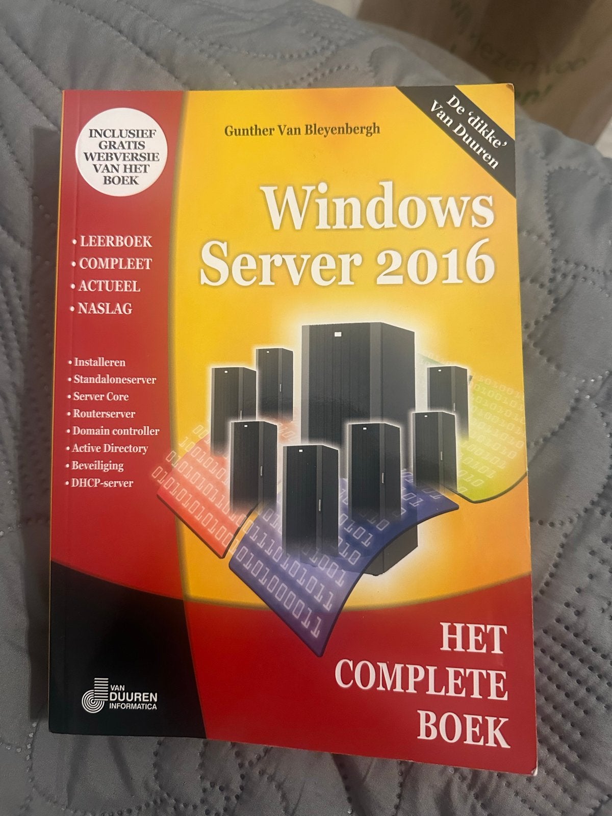 Windows Server 2016: Het Complete Boek (incl. webversie), Boeken, Ophalen of Verzenden, Zo goed als nieuw, Besturingssystemen