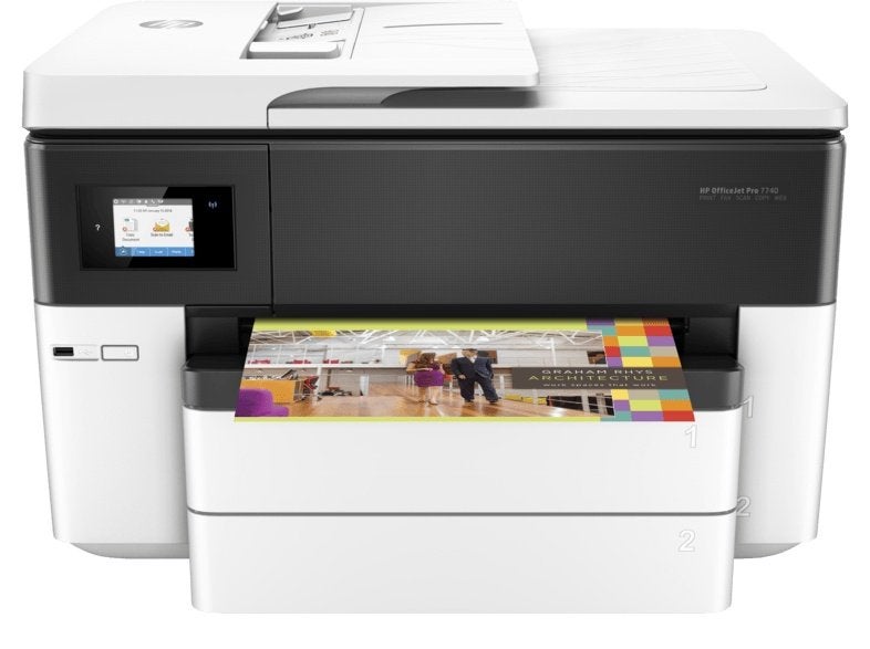 HP Office Jet Pro 7740 printer, Gebruikt, Inkjetprinter, All-in-one, Ophalen of Verzenden