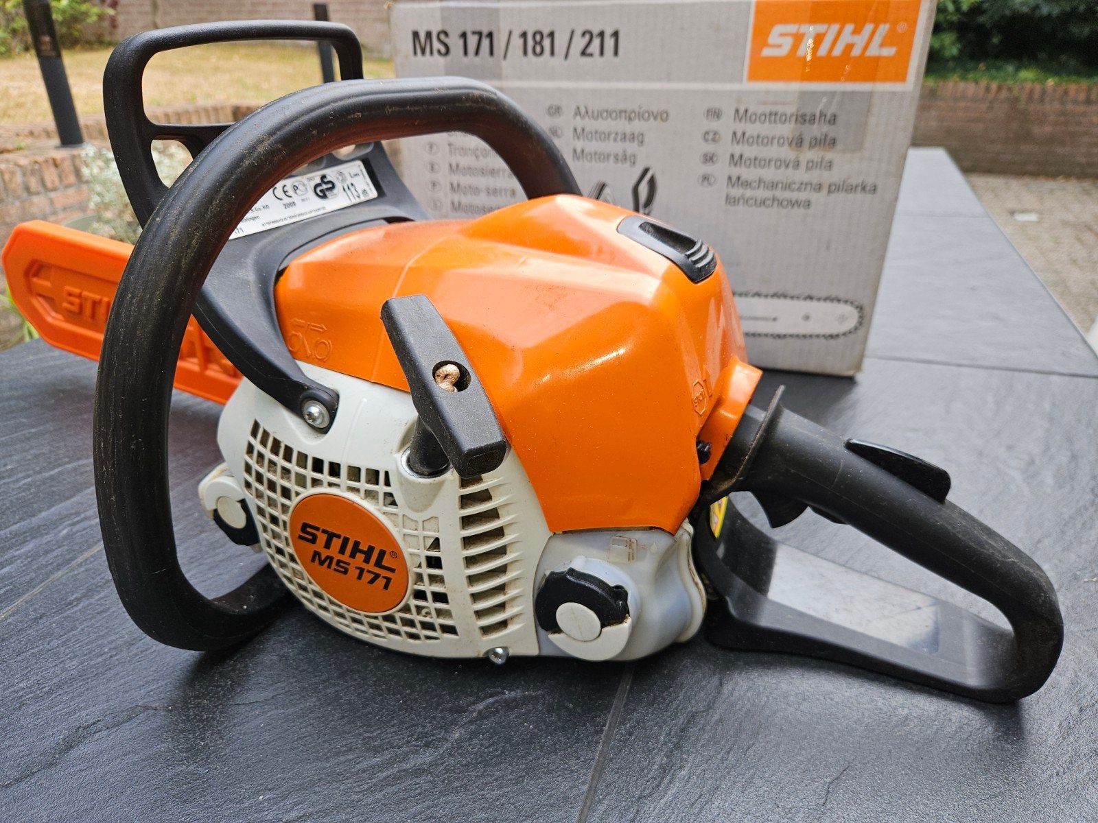 Stihl MS 171 Kettingzaag - in goede staat, Stihl, 70 mm of meer, Kettingzaag, 600 tot 1200 watt