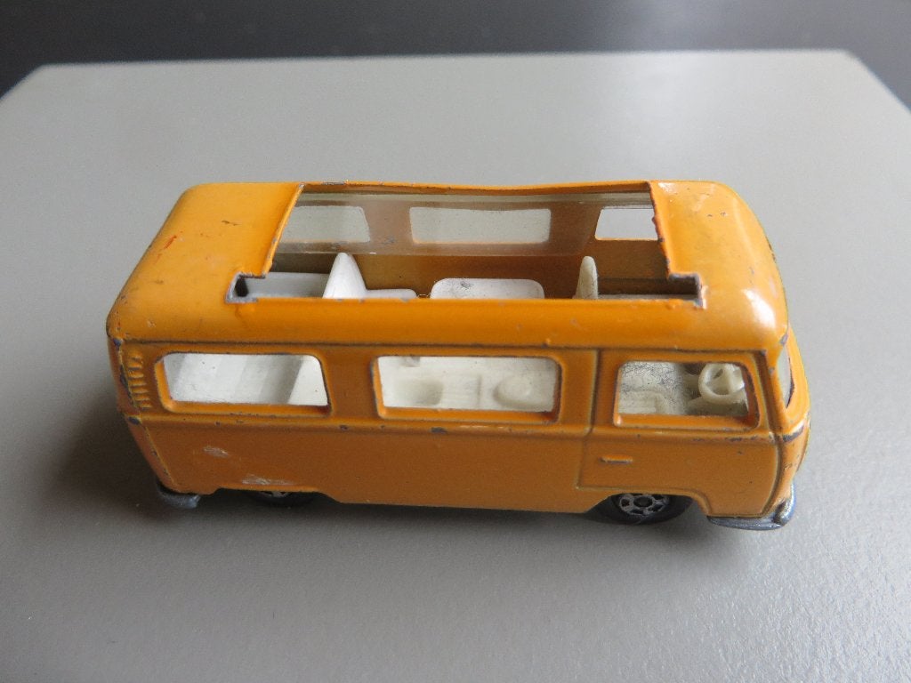 Matchbox Volkswagen Camper No 23 Oranje, Ophalen of Verzenden, Gebruikt, Auto