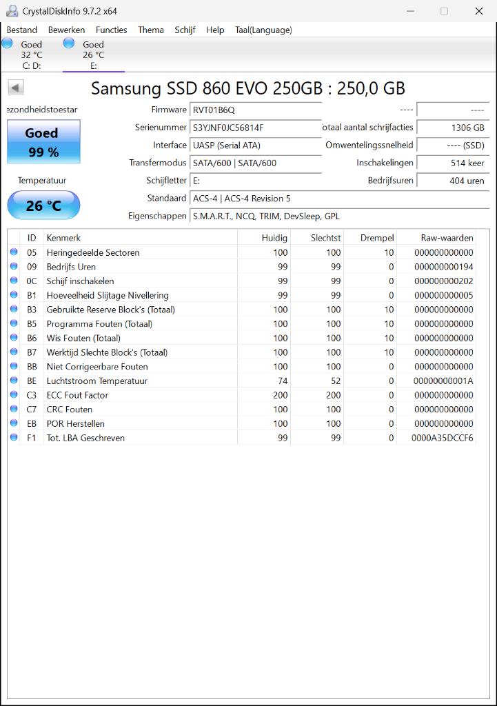 Samsung Evo, Intern, Ophalen of Verzenden, Zo goed als nieuw, Samsung