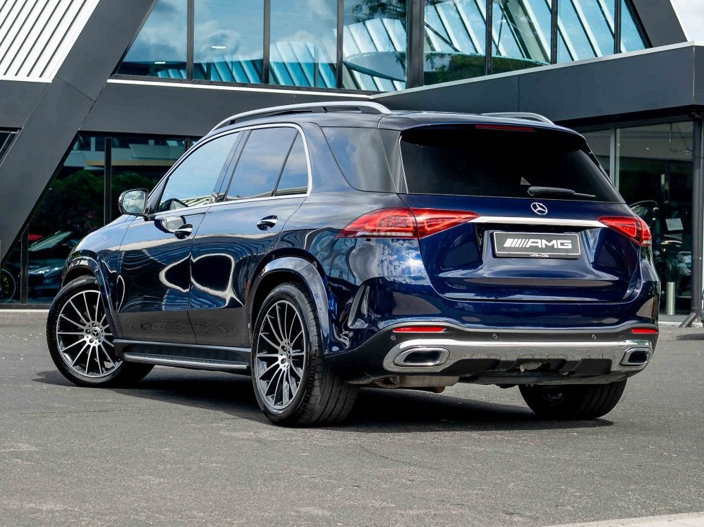 Mercedes-Benz GLE GLE 400d 4MATIC AMG LINE | E-Active Body C, Gebruikt, 2925 cc, Blauw, GLE