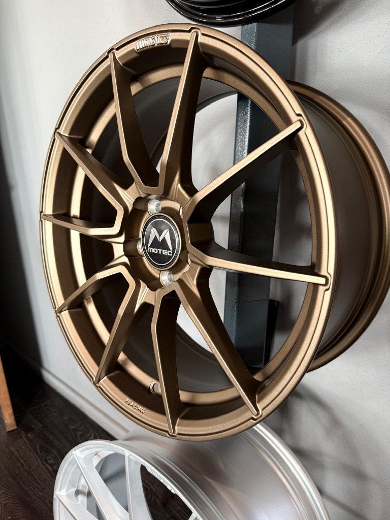 Motec Ultralight 8.5x19 5x112 et43 Zilver, Zwart & Mat Brons, 19 inch, Velg(en), Nieuw, Ophalen of Verzenden