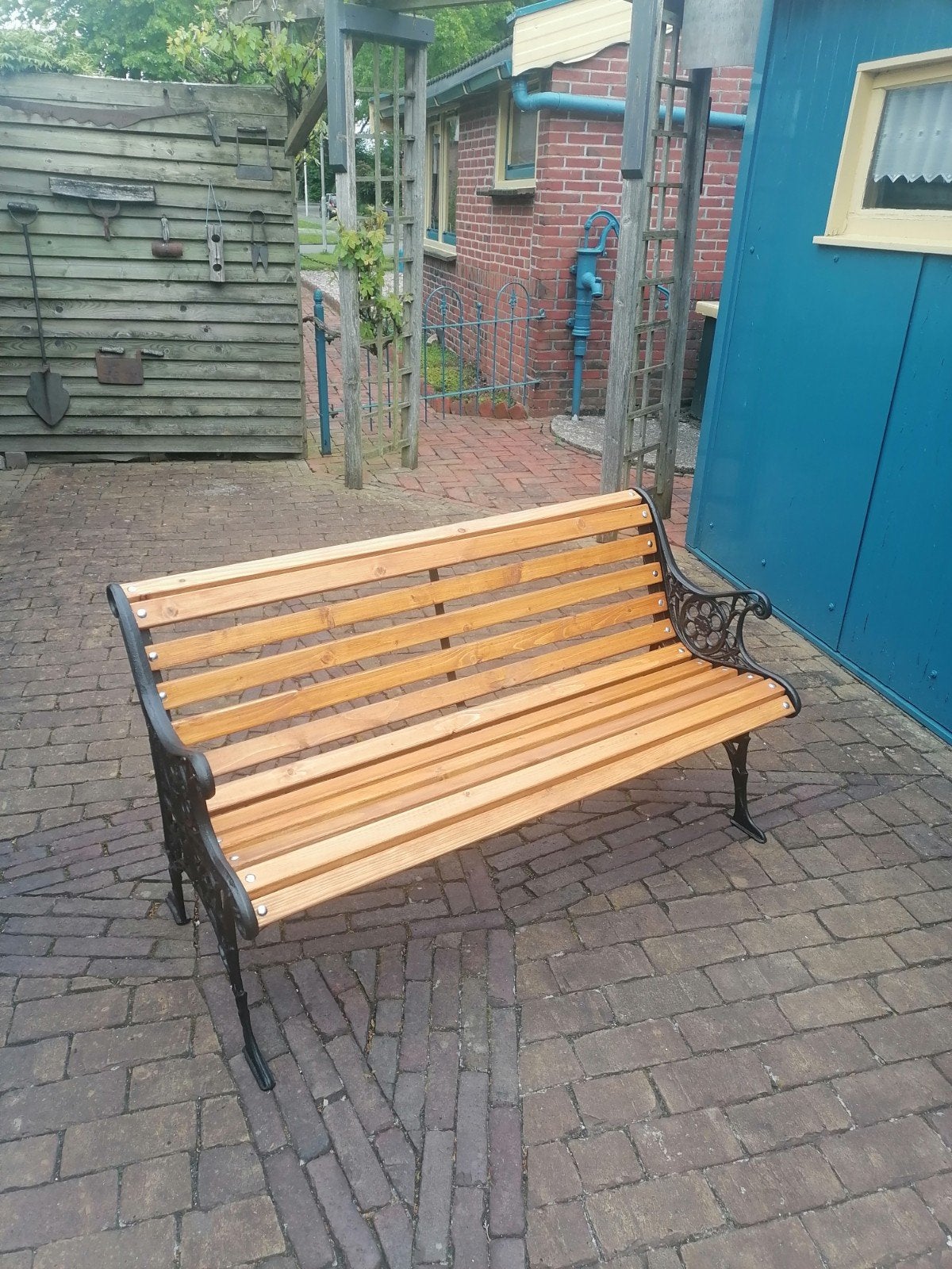 Gietijzeren Tuinbank, Tuin en Terras, Tuinbanken, Ophalen