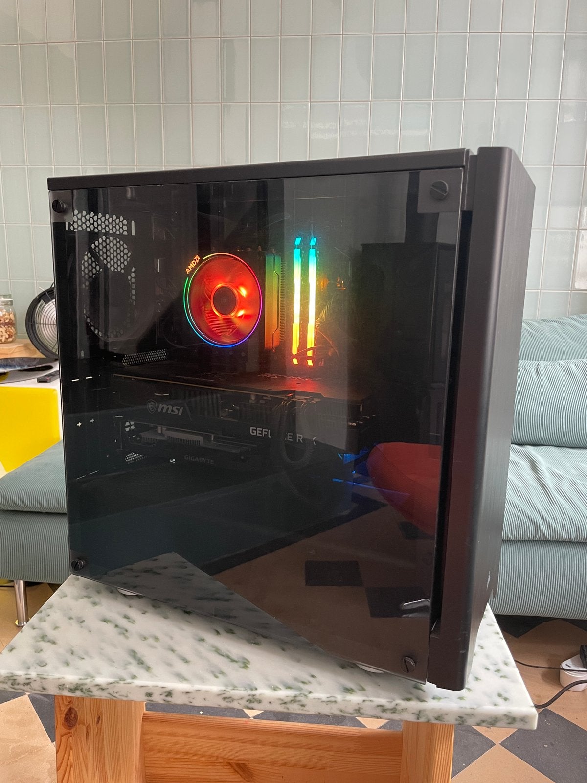 Game PC rtx 3080 video kaart, Computers en Software, Desktop Pc's, Ophalen, Zo goed als nieuw, HDD