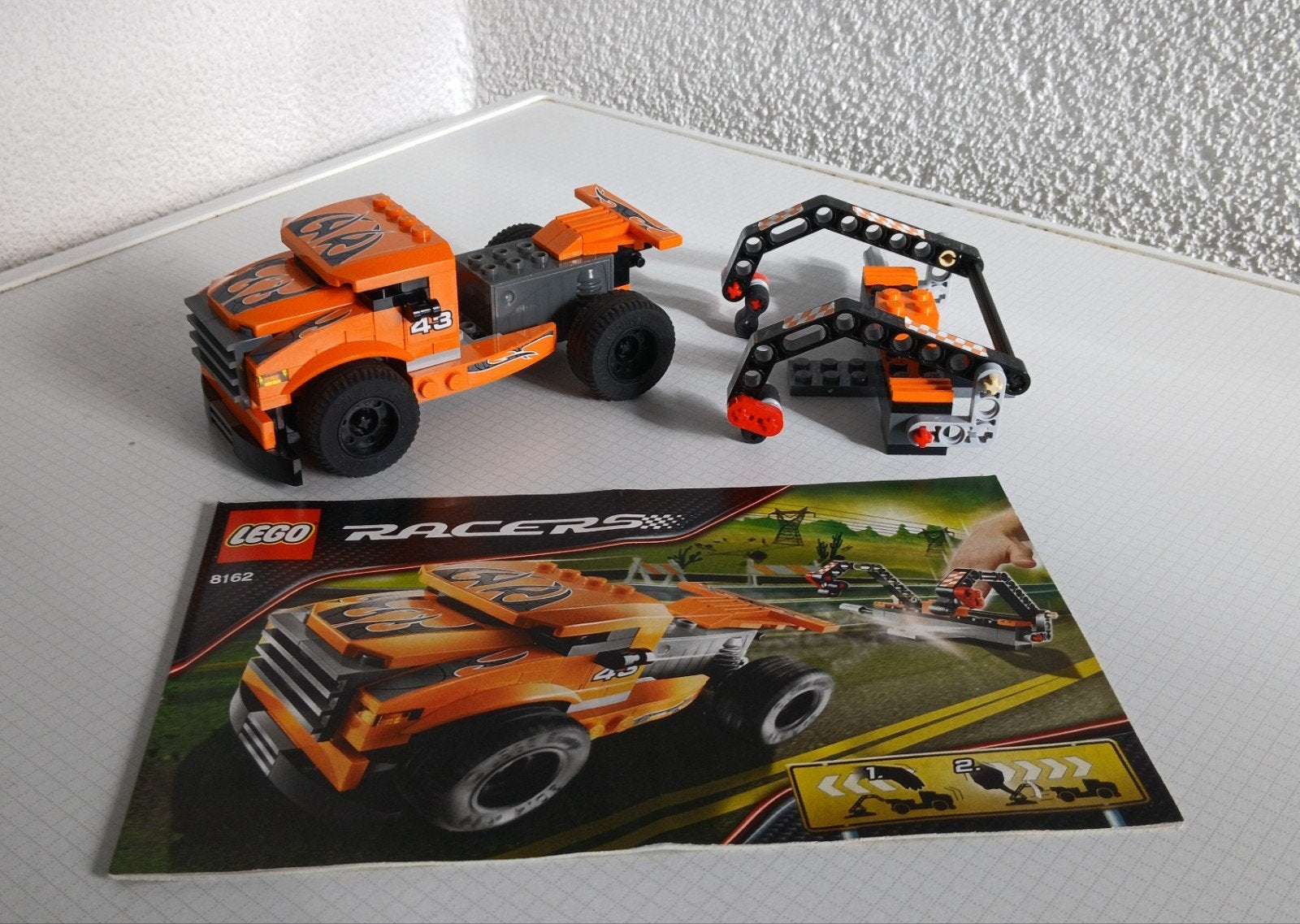 Lego Racers 8162: Race Truck, Gebruikt, Lego, Ophalen of Verzenden, Racers