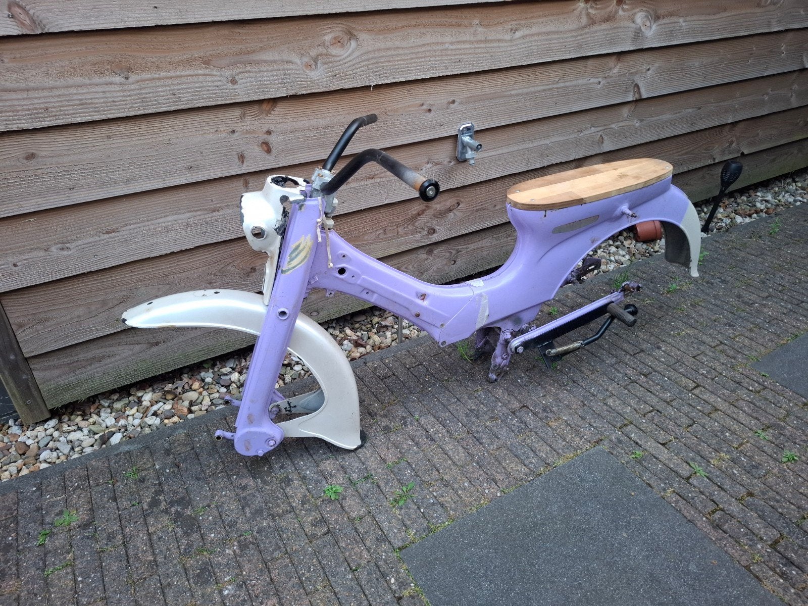 Honda c310 frame, roestvrij, Fietsen en Brommers, Ophalen, Gebruikt, Frame