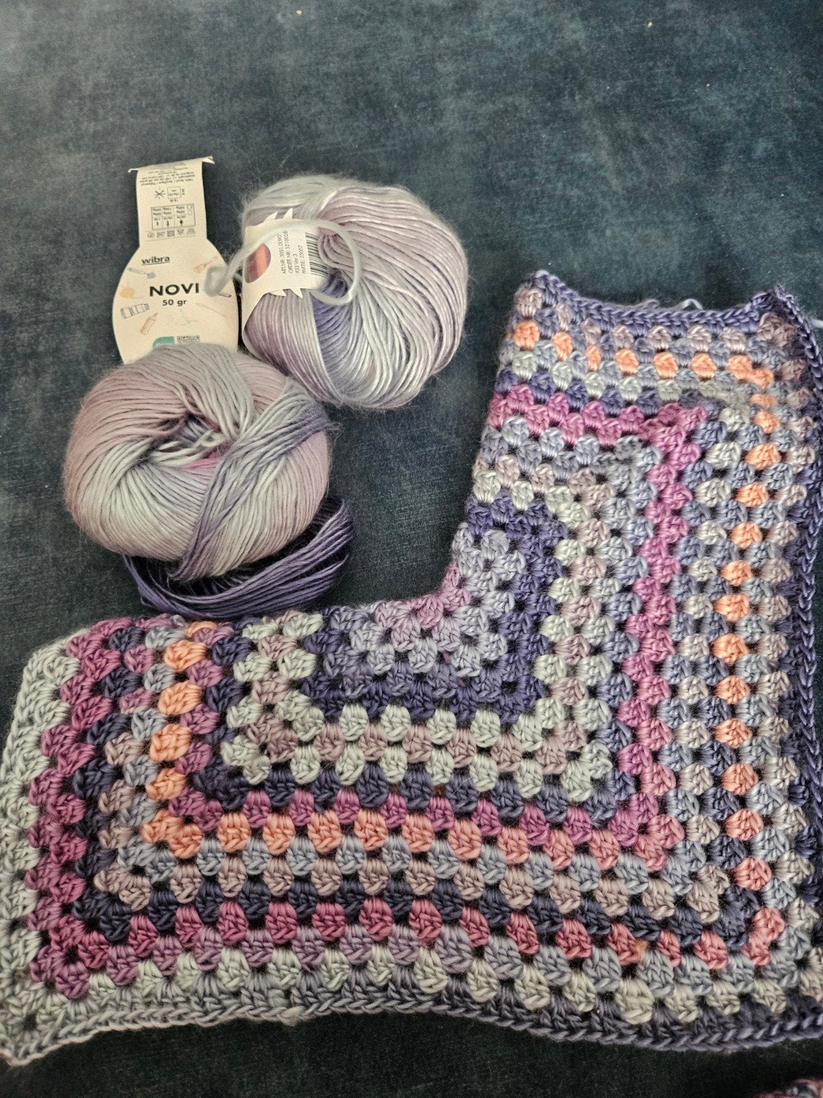 Gezocht: Wibra Novi Garen Wol - Paars Blauw Roze Verloop, Hobby en Vrije tijd, Breien en Haken, Ophalen of Verzenden, Nieuw, Breien of Haken