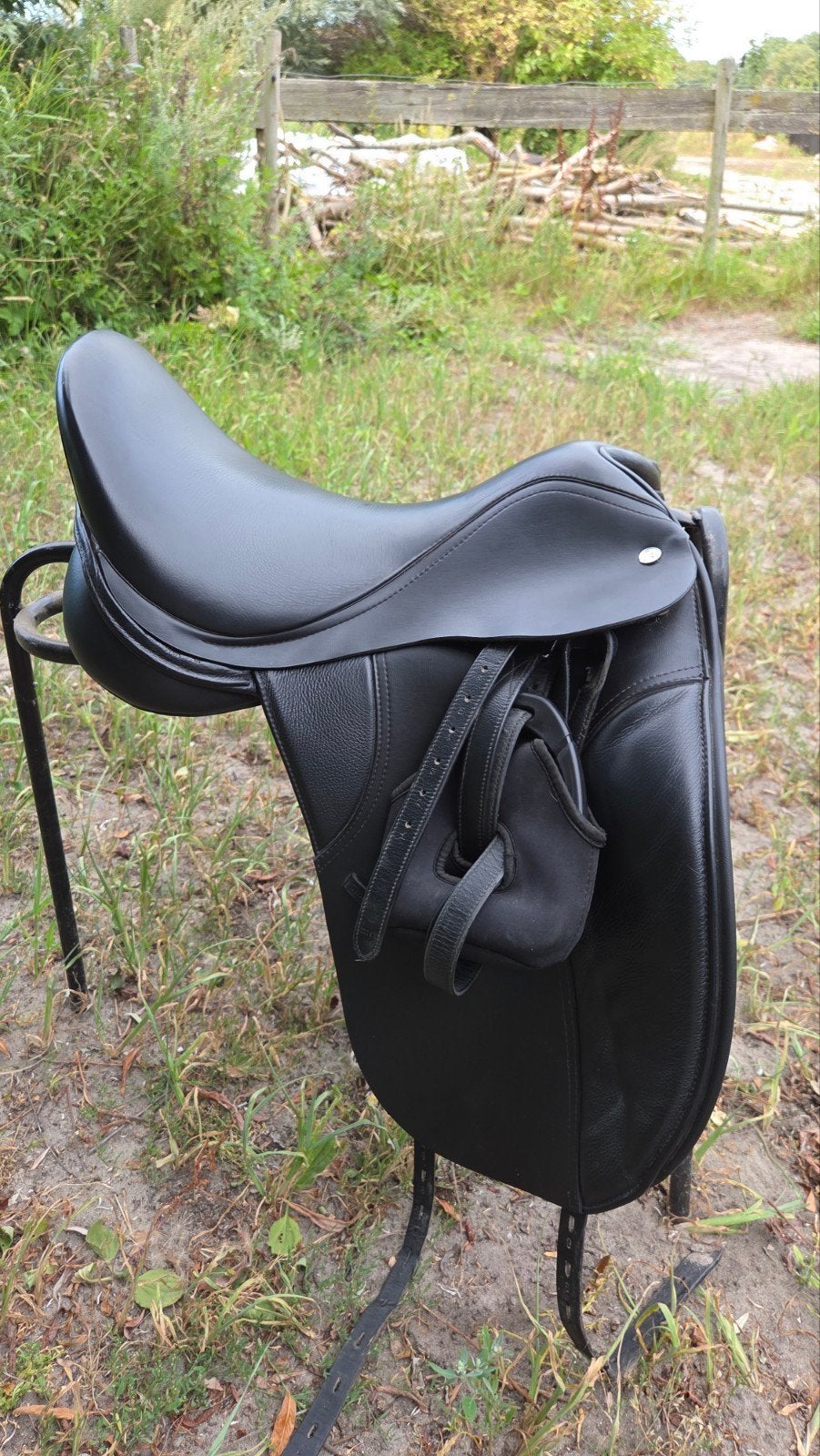 Thorowgood T8, HWD MB, 17 inch, zwart, Ophalen, Dressuur, M (17 inch), Diepe zit