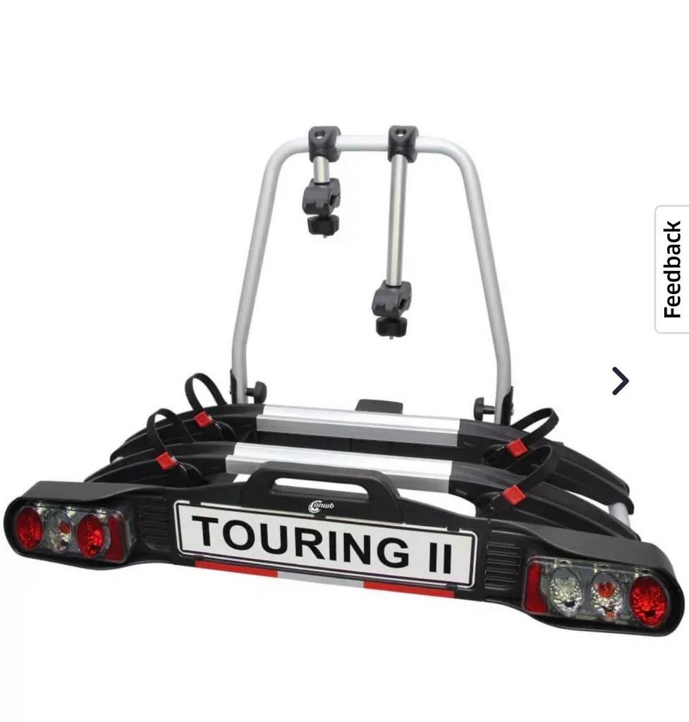 ANWB Touring II Trekhaakdrager voor 2 fietsen, Ophalen, Gebruikt, 2 fietsen, Trekhaakdrager