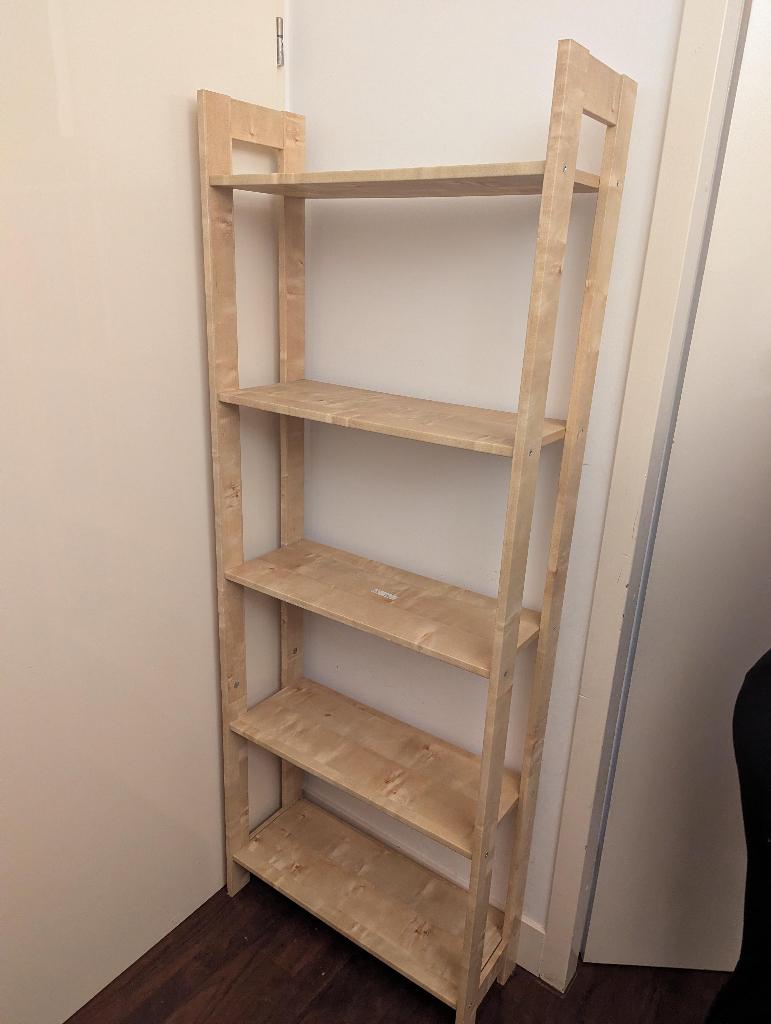IKEA Laiva boekenkast (berkenfineer), Ophalen, Gebruikt, 50 tot 100 cm, 150 tot 200 cm