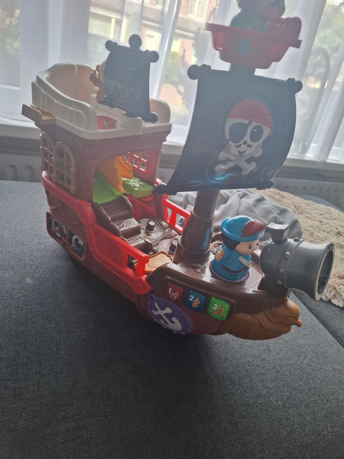 VTech Toet Toet Piratenboot met licht en geluid, Ophalen, Zo goed als nieuw, Jongen of Meisje