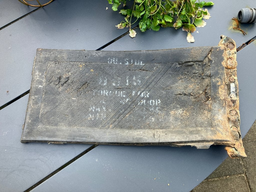 deel zelfdichtende tank wo2 vliegtuig, Verzamelen, Militaria | Tweede Wereldoorlog, Ophalen of Verzenden, Duitsland