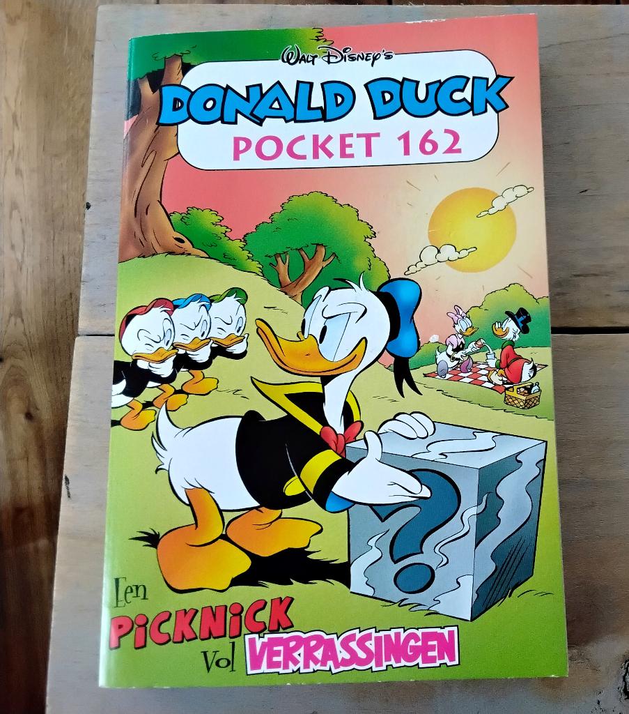 Donald duck - pocket 162 - ongelezen, Eén stripboek, Ophalen of Verzenden, Nieuw
