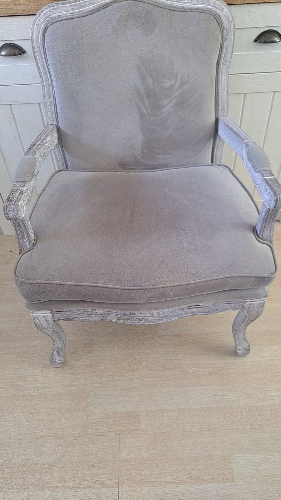 Gratis afhalen: Prachtige brocante fauteuil, Ophalen, Gebruikt, 75 tot 100 cm, Stof