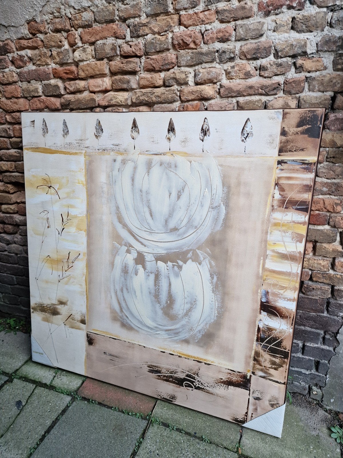 schilderij 1.00 x 1.00, Ophalen, Acrylverf, Abstract