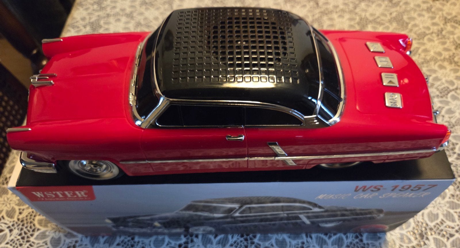 WSTER WS-1957 Music Car Speaker - Bluetooth, FM, USB, AUX, Ophalen of Verzenden, Nieuw, Overige typen