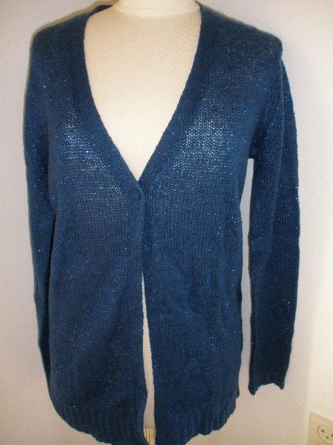 Vest blauw metallic glans maat 42 - nieuw -, Kleding | Dames, Ophalen of Verzenden, Nieuw, Maat 42/44 (L), Blauw