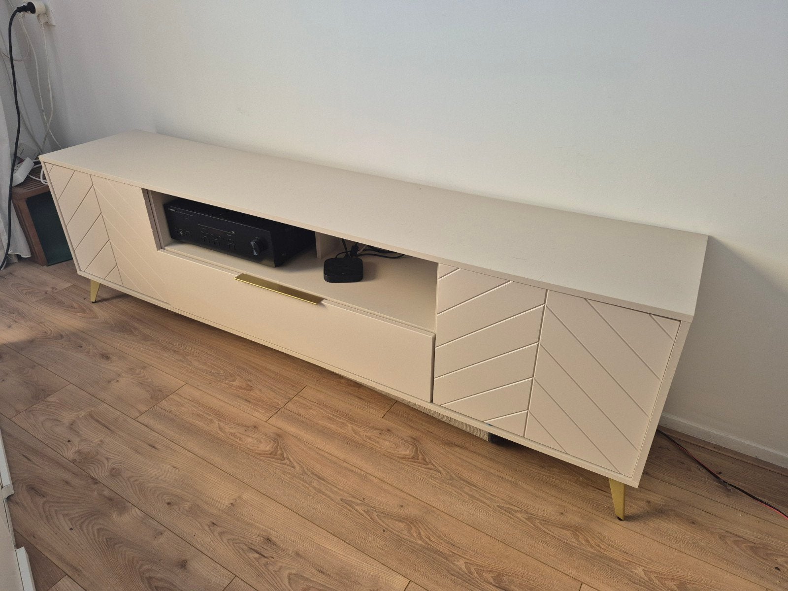 Mooi TV meubel Xiano met veel opbergruimte, Ophalen, Gebruikt, 200 cm of meer, Minder dan 100 cm