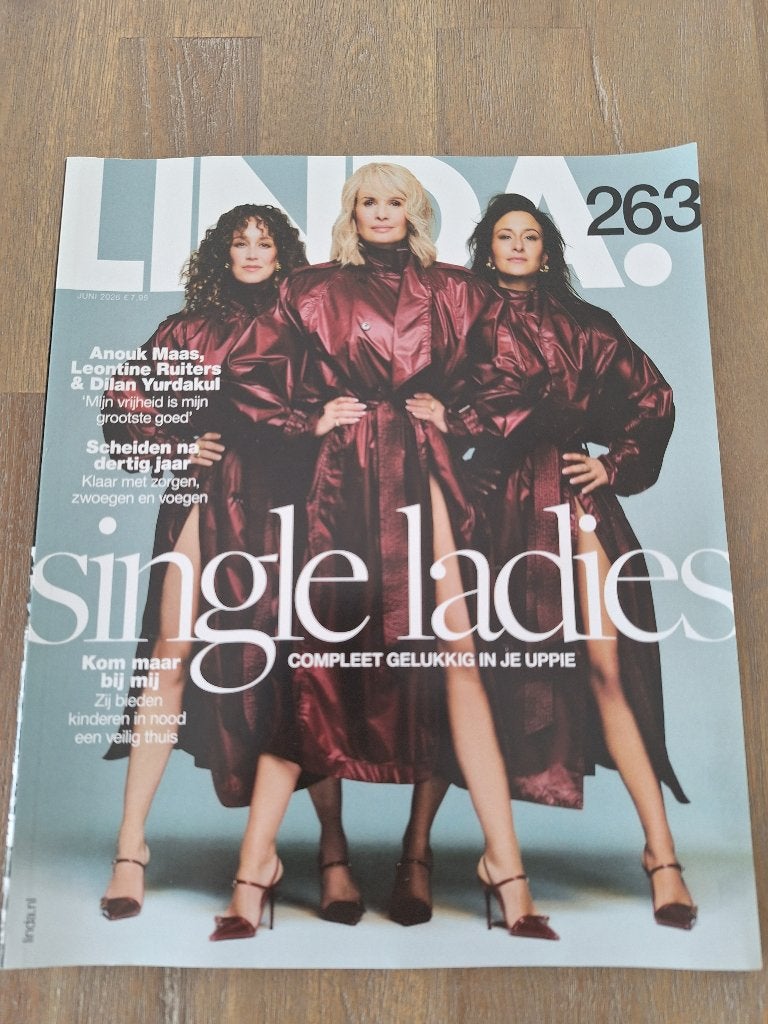 Tijdschrift Linda. 263, juni 2026, Boeken, Ophalen of Verzenden, Zo goed als nieuw, Glossy