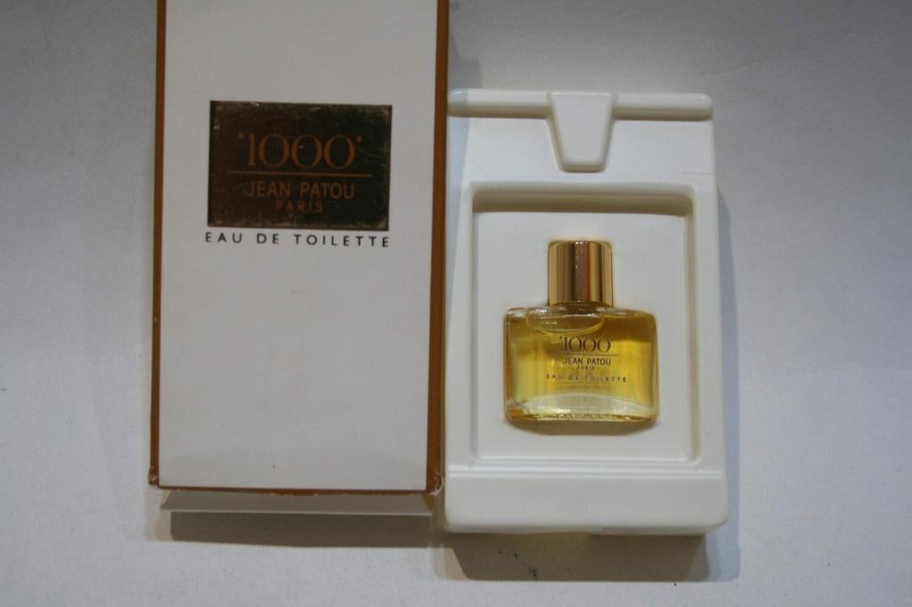 Vintage Jean patou "1000" EdT 2 ml nieuw & OVP, Verzamelen, Verzenden, Nieuw, Miniatuur, Gevuld