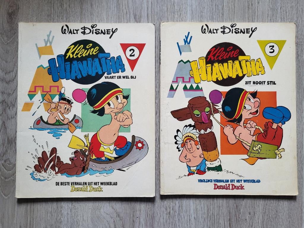 Kleine Hiawatha 2 delen (Jan van Haasteren), Meerdere stripboeken, Ophalen of Verzenden, Gelezen, Jan van Haasteren