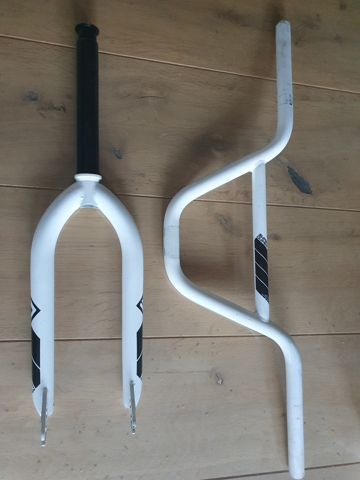 SD BMX Stuur + Vork Expert XL/pro - Cr-Mo 4130, Ophalen of Verzenden, BMX, Stuur, Staal