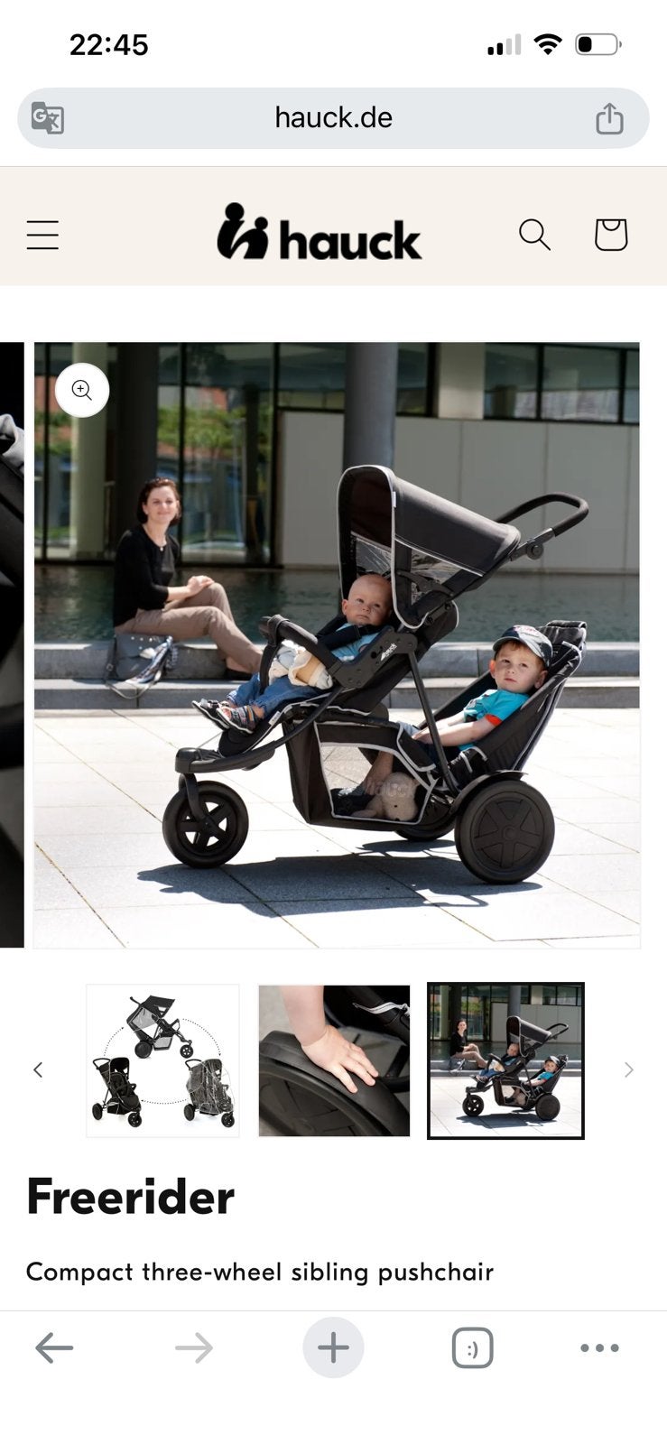 Duo kinderwagen, Ophalen, Zo goed als nieuw, Overige merken