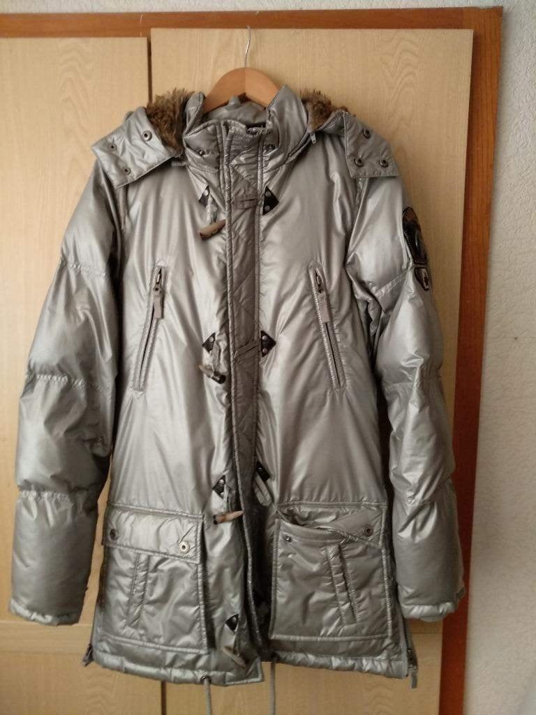 AIRFORCE jas maat S zilverkleurig AIR FORCE ZGAN, Airforce, Verzenden, Zo goed als nieuw, Maat 36 (S)