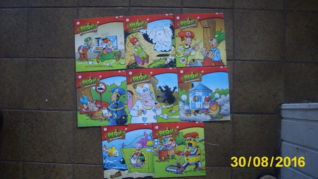 De hele serie Plop deel 1 t/m 8, Verzenden, Zo goed als nieuw, Fictie algemeen