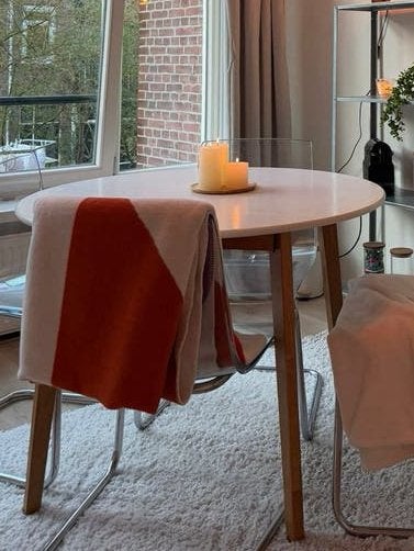 JSK MARSTRAND eettafel - 110 cm diameter, Ophalen, Gebruikt, 100 tot 150 cm, Rond