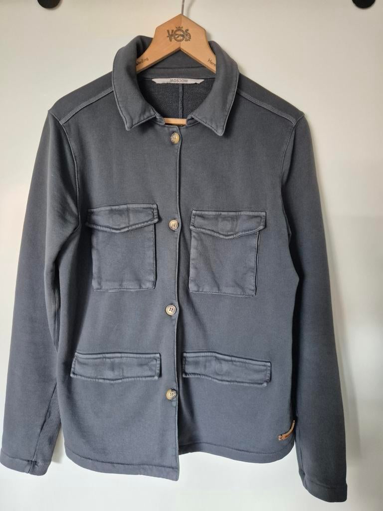 Nieuw Moscow jasje blazer sweatstof grijs washed effect XL, Maat 42/44 (L), Nieuw, Ophalen of Verzenden, Moscow