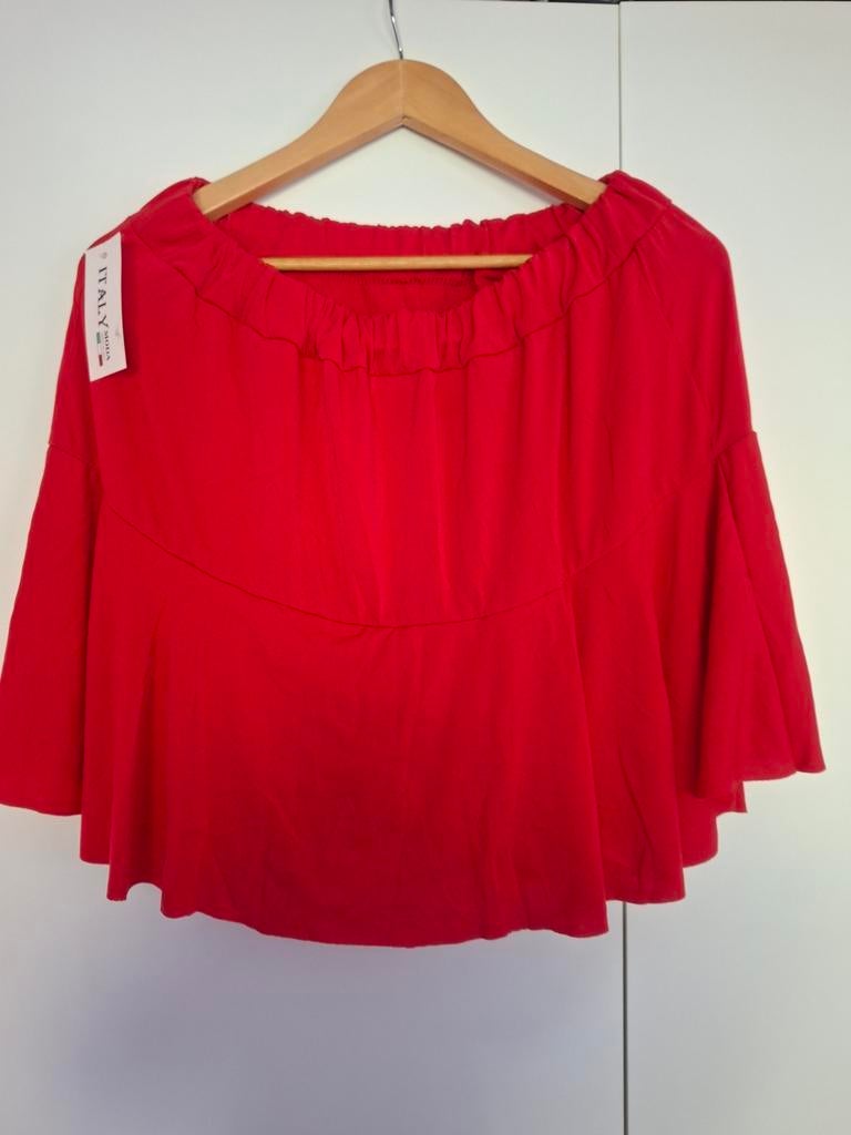 Rood broekrokje 42-48, Kleding | Dames, Grote Maten, Ophalen of Verzenden, Zo goed als nieuw, Rood, Broek of Spijkerbroek
