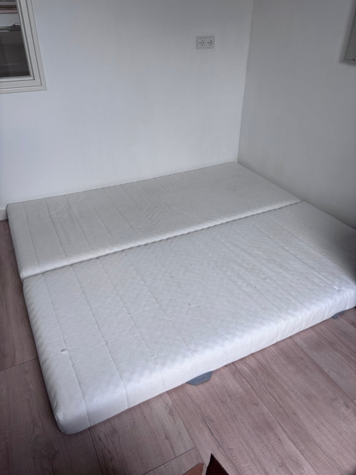 2x IKEA Asvang matrassen 90x200, Ophalen, Gebruikt, 90 cm, Eenpersoons