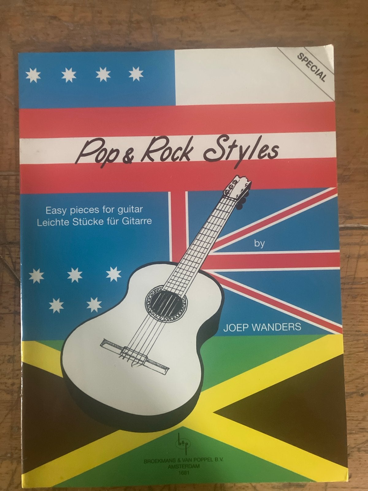 Pop & Rock Styles - Gitaarboek Joep Wanders, Les of Cursus, Ophalen of Verzenden, Populair, Gitaar