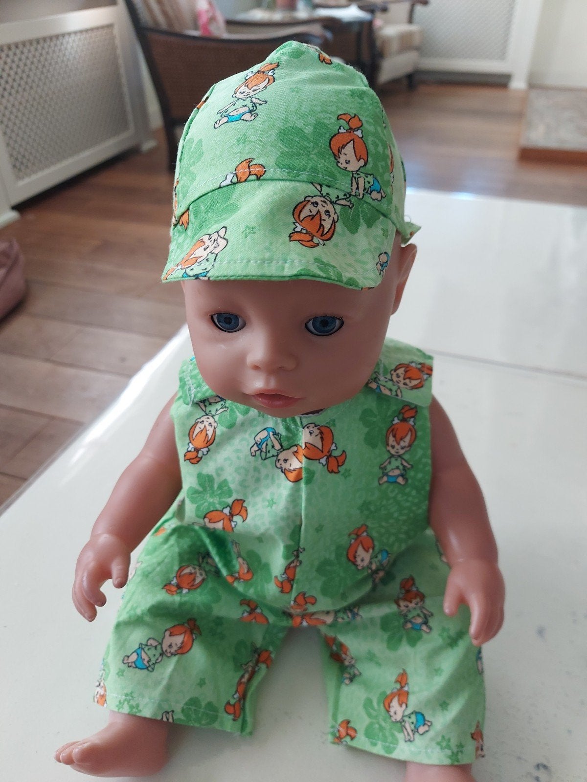 Mooie set flinstone baby pebbles baby born, Ophalen of Verzenden, Nieuw, Babypop