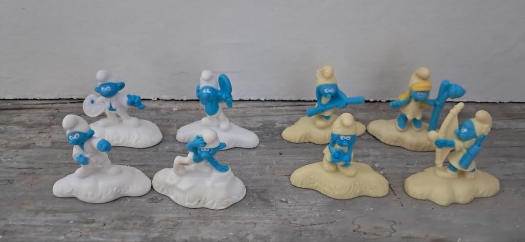 8 Smurfen McDonald's 2017 - Complete set, Verzamelen, Smurfen, Ophalen of Verzenden, Gebruikt, Verschillende Smurfen, Poppetje, Figuurtje of Knuffel