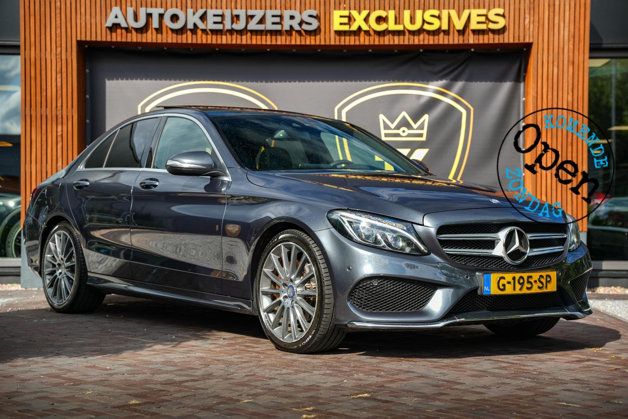 Mercedes-Benz C-klasse 200 Prestige AMG Panoramadak Leer Cam, Automaat, 4 cilinders, 184 pk, Sedan